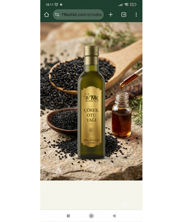 Çörek Otu Yağı 250ml.