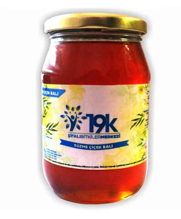 Süzme çiçek balı %100 doğal net:500 gr.